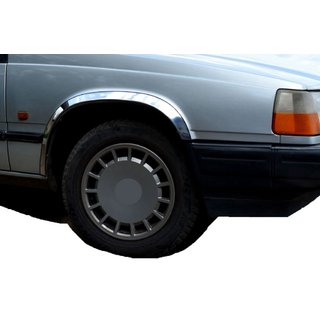 Pyöränkaaren kromilistat (4 kpl, ruostumaton teräs) Volvo 940/960 1990–1997 kuva 1