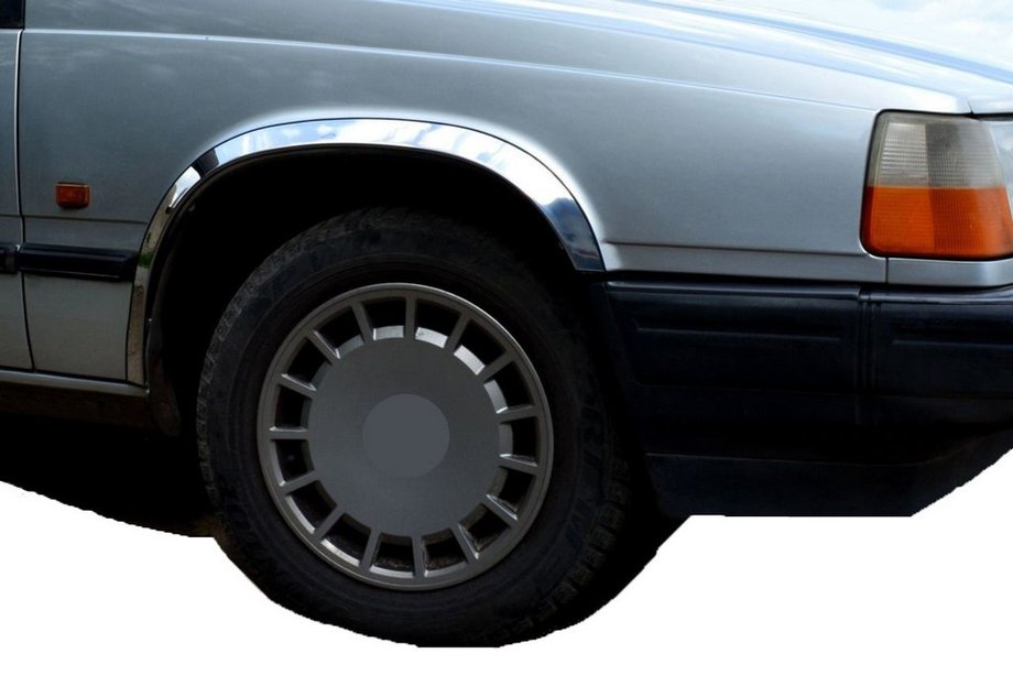 Volvo 940/960 1990–1997 Pyöränkaaren kromilistat (4 kpl, ruostumaton teräs) Image