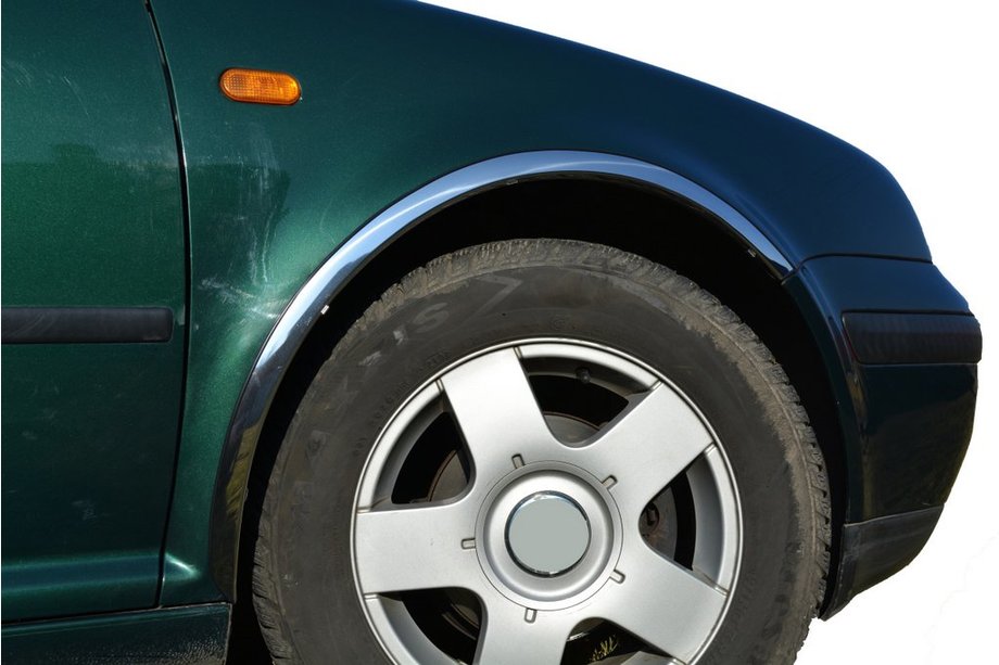 Volkswagen Golf 4 1997–2006 Pyöränkaaren kromilistat (4 kpl, ruostumaton teräs) Image