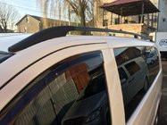 Mercedes Viano 2004–2014 Mustat ELITE-kattokaiteet (muovijalalla) Lyhyt akseliväli (Short, Compact) kuva 10