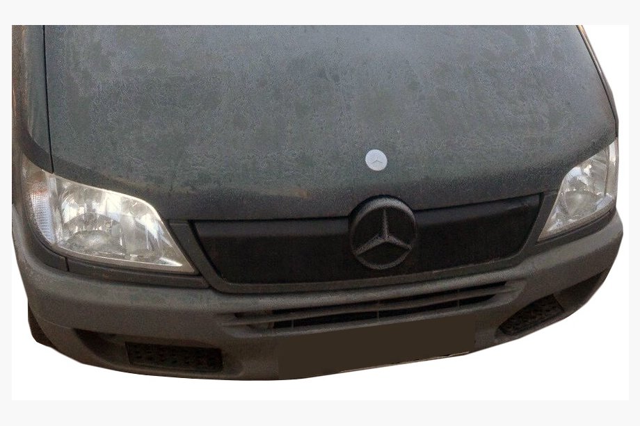 Mercedes Sprinter W901/902/903/904/905 1995–2006 Talvisuoja etusäleikköön 2002-2006, kiiltävä Kuva 3