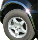 Mercedes ML W163 1997–2005 Pyöränkaaren kromilistat (4 kpl, ruostumaton teräs) kuva 1