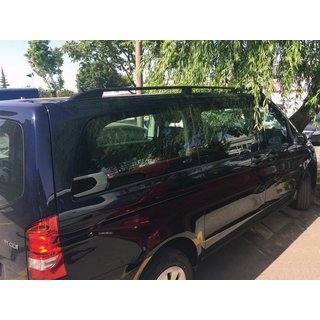 Mustat kattokaiteet Skyport (täysmetalli) Mercedes Viano 2004–2014 kuva 1
