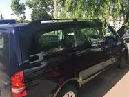 Mercedes Vito W639 2004–2014 Mustat kattokaiteet Skyport (täysmetalli) kuva 3