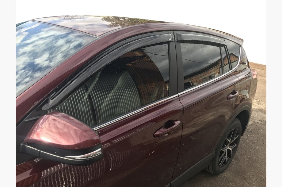 Toyota Rav 4 2013–2018 Sivulasin tuuliohjaimet (4 kpl, EGR) Image
