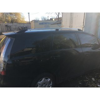 Kromatut kattokaiteet (2 kpl, alumiini) Mitsubishi Grandis 2003–2011 kuva 3