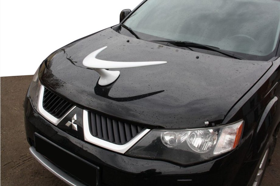 Mitsubishi Outlander 2006–2012 Ducktail-spoileri (maalattava) Image