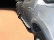 Mitsubishi L200 2015–2024 Sivukynnykset Allmond Grey (2 kpl, alumiini) kuva 5
