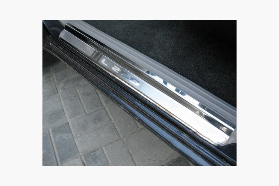 Mitsubishi L200 2006–2015 Nataniko-kynnyslistat (2 kpl, ruostumaton teräs) Image