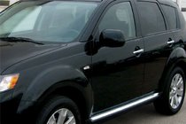 Mitsubishi Outlander 2006–2012 Omsa ovenkahvojen kromisuojat (4 kpl, ruostumaton teräs) kuva 1
