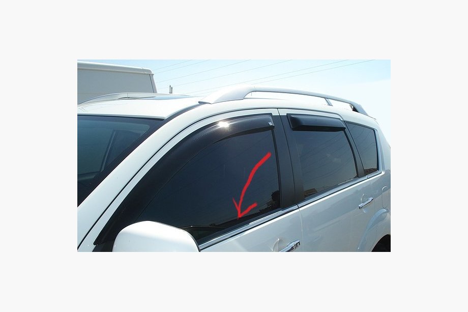 Mitsubishi Outlander 2006–2012 Kromiset ikkunalistat Image