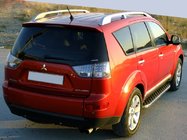Peugeot 4007 2007–2013 BlackLine-sivuporrassarja (2 kpl, alumiini) kuva 1