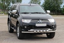 Mitsubishi L200 2006–2015 Etupuskurisuoja ST015 (ruostumaton teräs) kuva 1