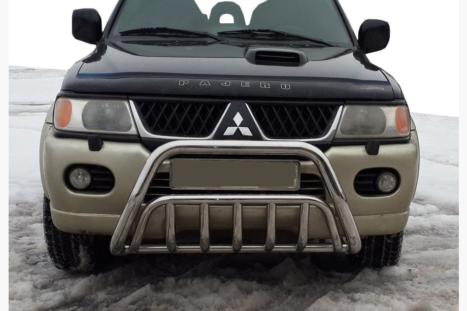 Mitsubishi Pajero Sport 1996–2007 Karjapuskuri WT002 (ruostumaton teräs) Image