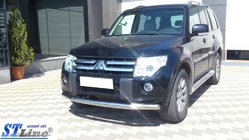 Mitsubishi Pajero Wagon III 1999–2006 Keulasuoja ST008 (ruostumaton teräs) kuva 6