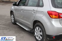 Mitsubishi ASX 2010–2023 Allmond Grey sivuportaat (2 kpl, alumiini) kuva 4