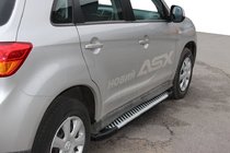 Mitsubishi ASX 2010–2023 Line-sivuporrassarja (2 kpl, alumiini) kuva 1