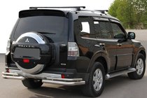 Mitsubishi Pajero Wagon III 1999–2006 Takakaari AK003 Tupla (ruostumaton teräs) kuva 1