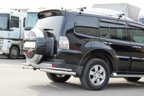 Mitsubishi Pajero Wagon III 1999–2006 Takakaari AK003 Tupla (ruostumaton teräs) kuva 2