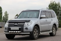 Mitsubishi Pajero Wagon III 1999–2006 Etupuskurisuoja ST015 (ruostumaton teräs) kuva 1