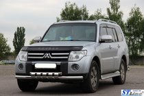 Mitsubishi Pajero Wagon III 1999–2006 Etupuskurisuoja ST015 (ruostumaton teräs) kuva 2