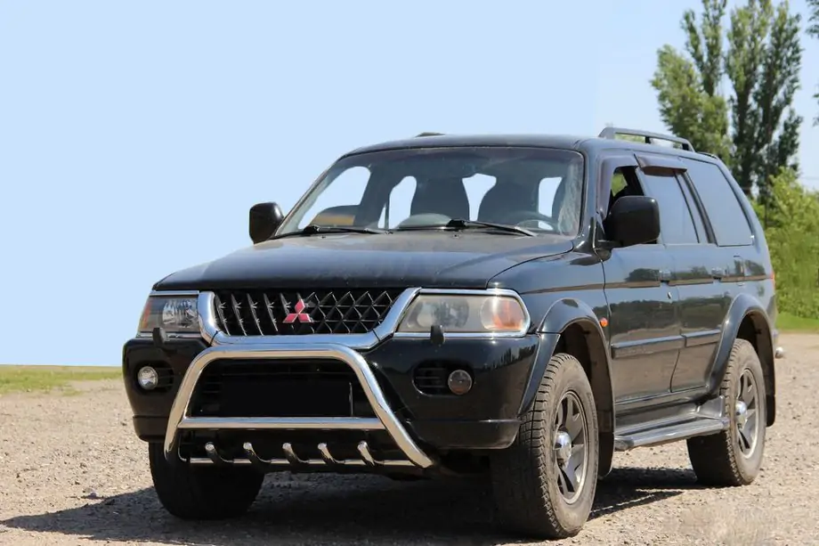 Mitsubishi Pajero Sport 1996–2007 Karjapuskuri WT003 (ruostumaton teräs) Image