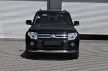 Mitsubishi Pajero Wagon III 1999–2006 Keulasuoja ST008 (ruostumaton teräs) kuva 1