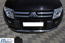 Mitsubishi Pajero Wagon III 1999–2006 Keulasuoja ST008 (ruostumaton teräs) kuva 2