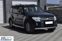 Mitsubishi Pajero Wagon III 1999–2006 Keulasuoja ST008 (ruostumaton teräs) kuva 4