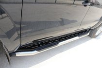 Nissan Navara 2006–2015 Amazon Silver sivuporrast (2 kpl, RST) kuva 1