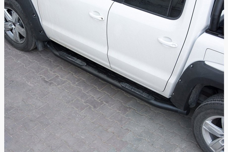 Isuzu D-Max 2011–2019 Amazon Black sivuaskelmat (2 kpl, mustat) Image