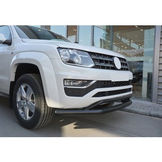 Tuplaputkinen etusuojakaari Vegas 2016-2021 (musta) Volkswagen Amarok 2010–2022 kuva 1