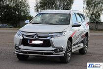 Mitsubishi Pajero Sport 2015– Etusuojakaari ST016 (ruostumaton teräs) kuva 2
