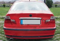 BMW 3-sarja E46 1998–2006 Kromilista rekisterikilven yläpuolelle kuva 1