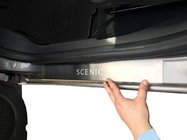 Renault Scenic/Grand 2009–2016 Nataniko ovikynnyslistat (4 kpl, ruostumaton teräs) Premium – 3M-teippi, 0,8 mm kuva 1