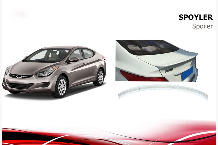 Hyundai Accent 2011–2017 Spoileri Niken V1 (maalattavaksi) Image