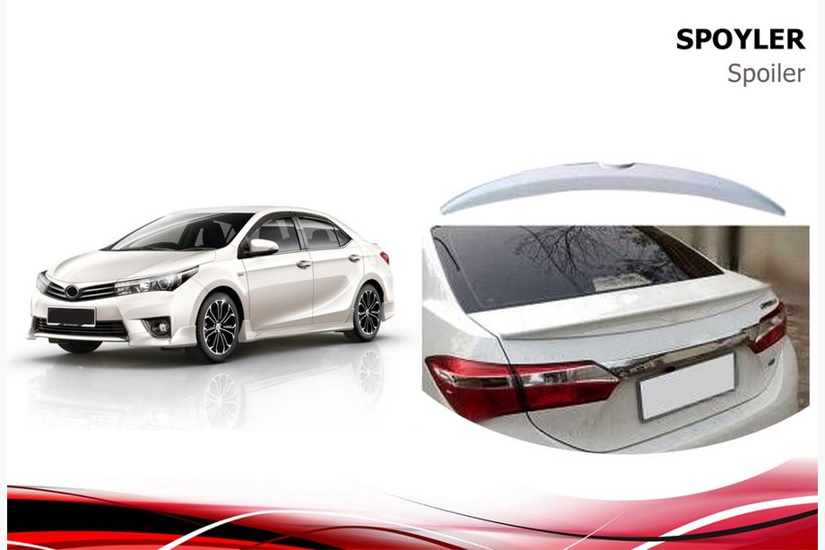 Toyota Corolla 2013–2019 Niken-spoileri (maalattavaksi) Image