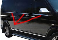 Volkswagen T5 Multivan 2003–2010 Ikkunoiden alalistat (6-osainen, ruostumaton teräs) kuva 11