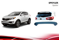 Kia Sportage 2010–2015 Niken-spoileri (maalattavaksi) kuva 1