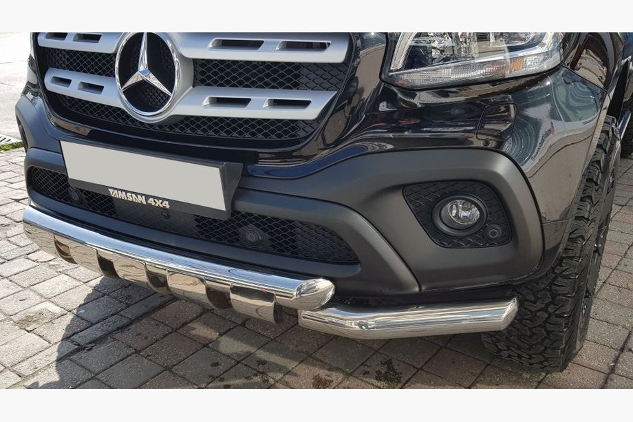 Mercedes X class 2017–2020 Gronder etusuojaputki (ruostumaton teräs, 70 mm) Image