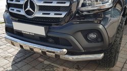 Mercedes X class 2017–2020 Gronder etusuojaputki (ruostumaton teräs, 70 mm) kuva 1
