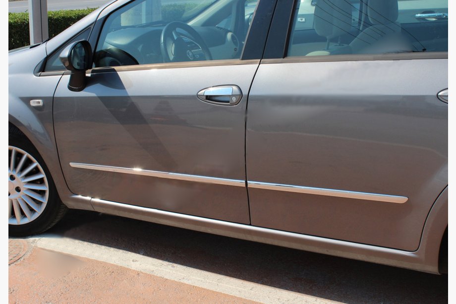 Fiat Linea 2006–2018 Oven kromilistat (4 kpl, ruostumaton teräs) Image