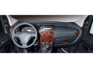 Citroen Nemo 2007–2017 Kojelaudan suojat Alumiini kuva 6