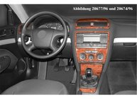 Skoda Octavia II A5 2006–2010 Kojelaudan koristelistat Puukuosi kuva 4