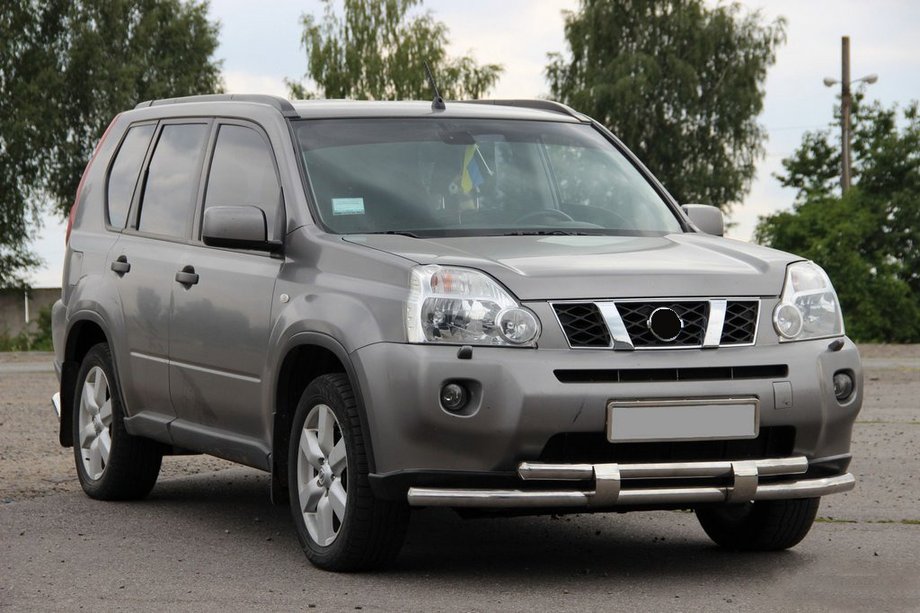Nissan X-trail T31 2007–2014 Etusuojakaari ST015/2 (ruostumaton teräs) Image