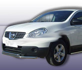 Nissan Qashqai 2007–2010 Etuinen kaksoiskeulasuojakaari ST014 (ruostumaton teräs) 60/42 mm kuva 3