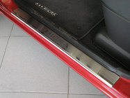 Nissan Micra K12 2003–2010 Natanika Premium kynnyslistat (4 kpl, ruostumaton teräs) kuva 2