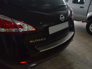Nissan Murano 2008–2014 Takapuskurin suojalista taivutetulla reunalla Nataniko (ruostumaton teräs) kuva 1
