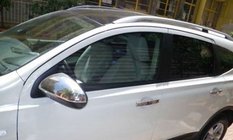 Nissan Qashqai 2007–2010 Peilien kromikuoret (Omsa, 2 kpl, ruostumaton teräs) kuva 1