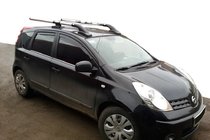 Nissan Note 2004–2012 Shark-kattokaiteet (2 kpl) kuva 2